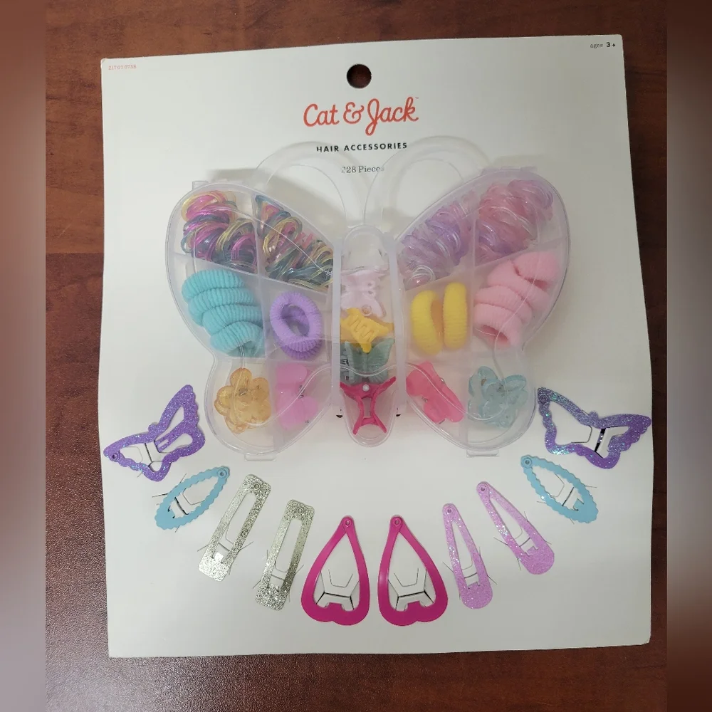 Cat & Jack Girls Hair Accessories Set Of 3